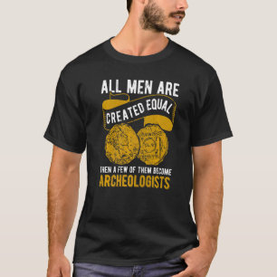 Archeologieconstructeur in het beroep t-shirt