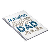 Archeology Dad Archeoloog Vaderdag Notitieboek (Rechterzijde)