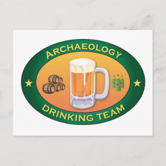 Archeology Drink Team Briefkaart