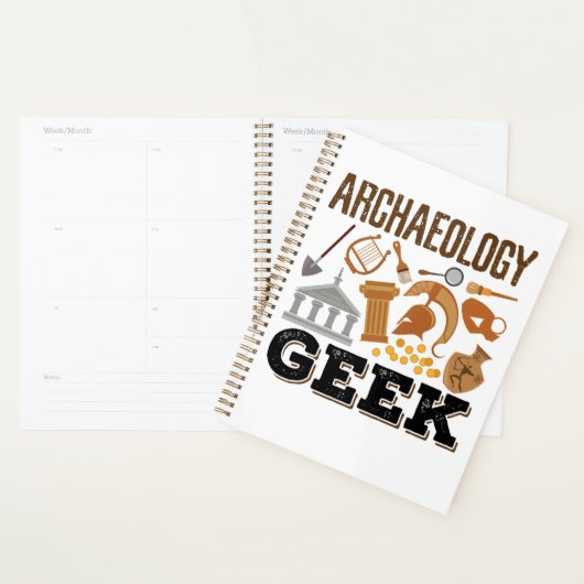 Archeology Geek Archeoloog Student Lover Planner (Display)