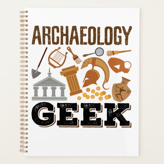 Archeology Geek Archeoloog Student Lover Planner (Voorkant)