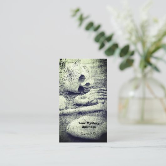 Archeology Skeleton Bones Visitekaartje (Staand voorkant)