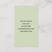 Archeology Skeleton Bones Visitekaartje (Achterkant)