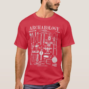 Archeoloog Archeology Student Field Kit Vintag T-shirt