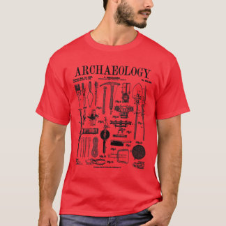 Archeoloog Archeology Student Field Kit Vintag T-shirt