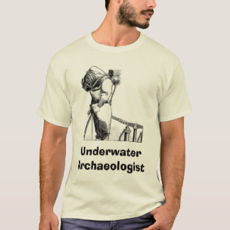 Archeoloog onderwater t-shirt