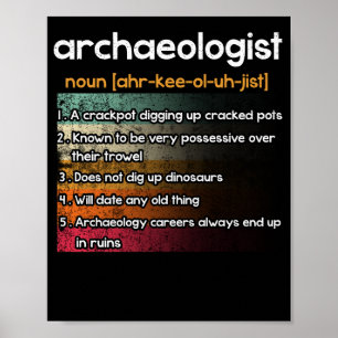 Archeoloog Poster