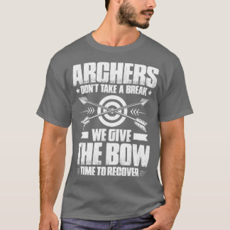 Archer Archery Bow Hunting Bowman Arrow Bow Hunter T-shirt