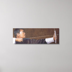 Archer Bhutan Canvas Afdruk