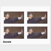 Archer Bhutan Rechthoekige Sticker (Vel)