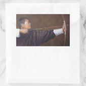 Archer Bhutan Rechthoekige Sticker (Tas)