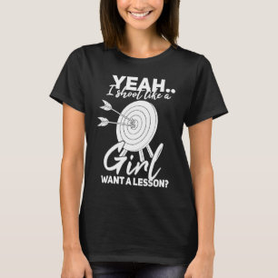 Archer Bow en Arrow-jagers voor aartsmeisjes T-shirt