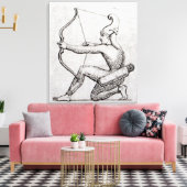 Archer Canvas Afdruk (Insitu (Woonkamer))