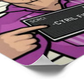 Archer doet alsof hij cyril Figgis Archer Partyi i Poster (Hoek)