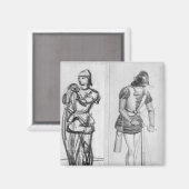 Archer en crossbowman magneet (Voorkant / Achterkant)