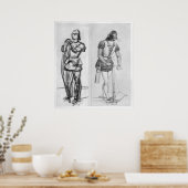 Archer en crossbowman poster (Keuken)