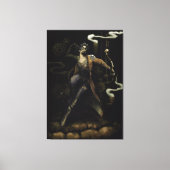 Archer full body with steampunk style canvas afdruk (Voorkant)