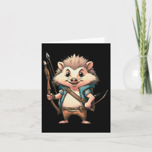 Archer Hedgehog Boogschieten Jager Gift Mannen Wo Kaart