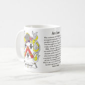 Archer, histoire, signification et la tasse de (Devant gauche)