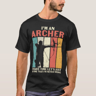 Archer Laten we aannemen dat ik nooit verkeerd ben T-shirt