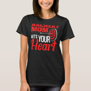 Archer mamma Bow Arrow Game Moeder Quote Arching S T-shirt