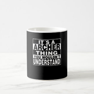 ARCHER Surname Persoonlijke cadeaus Koffiemok