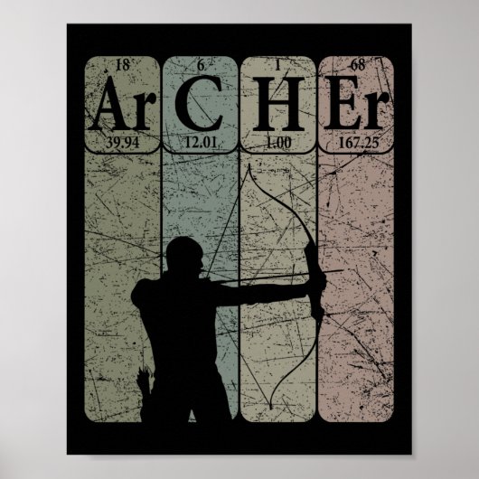 Archer Tableau Périodique Eléments Chasse De Bow T (Devant)