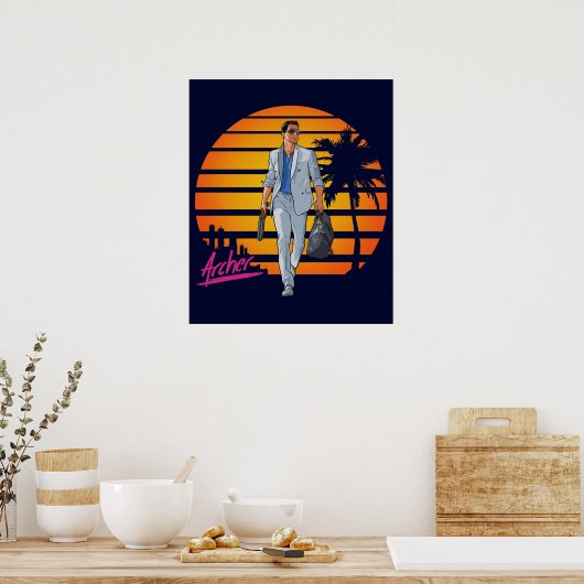 Archer Vice Poster (Keuken)