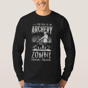 Archer Zombie Compound Bow jij T-shirt