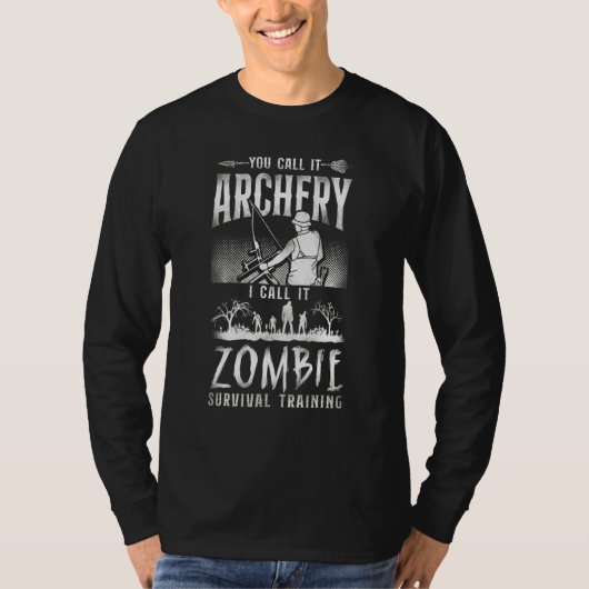 Archer Zombie Compound Bow jij T-shirt (Voorkant)