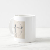 Archeress Waterverf Silhouette Koffiemok (Voorkant links)