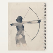 Archeresse aquarelle Silhouette (Dos)