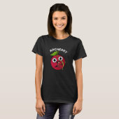 Archerry Funny Fruit Archery Pun Dark BG T-shirt (Voorkant volledig)