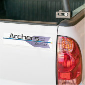 Archers doen het... bumpersticker (Op Truck)