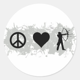 Archery 1 ronde sticker