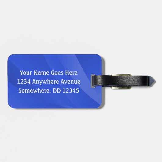 Archery - Archer and Target design Bagagelabel (Achterkant horizontaal)