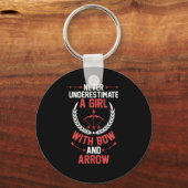 Archery Archer Bowman Sleutelhanger (Voorkant)