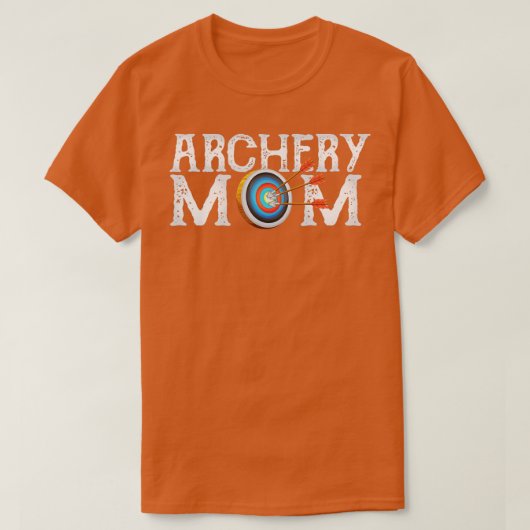 Archery Archer Ma Target Proud Parent Bow Arrow T-shirt (Design voorkant)
