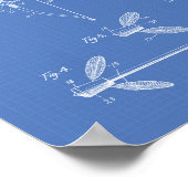 Archery Bow 1929 Patent Art Blueprint Poster (Hoek)