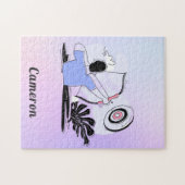 Archery Bullseye & Archer Modern Gradient & Name Legpuzzel (Horizontaal)