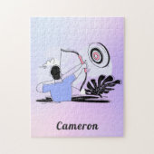 Archery Bullseye & Archer Modern Gradient & Name Legpuzzel (Verticaal)