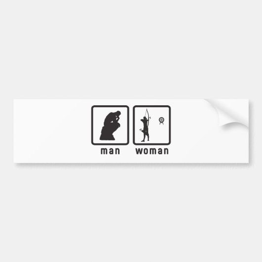 Archery Bumpersticker (Voorkant)