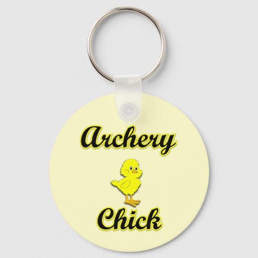 Archery Chick Sleutelhanger (Voorkant)