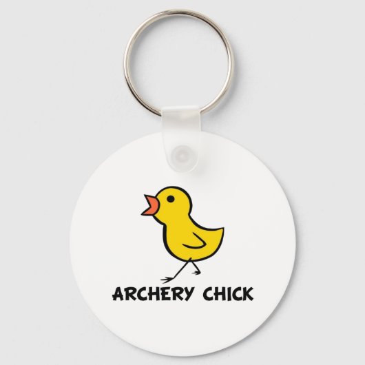 Archery Chick Sleutelhanger (Voorkant)