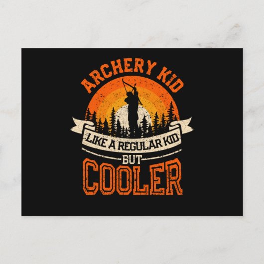 Archery Child Funny Bow en Arrow Kinder Briefkaart (Voorkant)