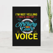 Archery Coach Kaart (Voorkant)