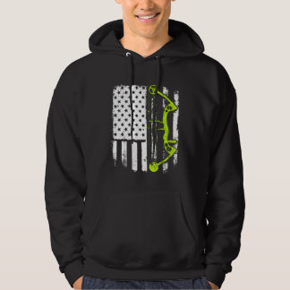 Archery Compound Bow Usa-vlag Hoodie