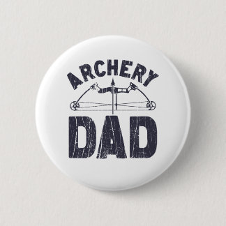 Archery Dad Archery Shirt for Men Women Boys Girls Ronde Button 5,7 Cm