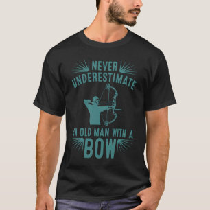 Archery for Deer Bow Hunter Mannen Grandpa Hunting T-shirt
