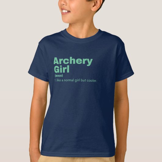 Archery Girl - Archery T-shirt (Voorkant)